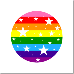 Pride Stars Posters and Art